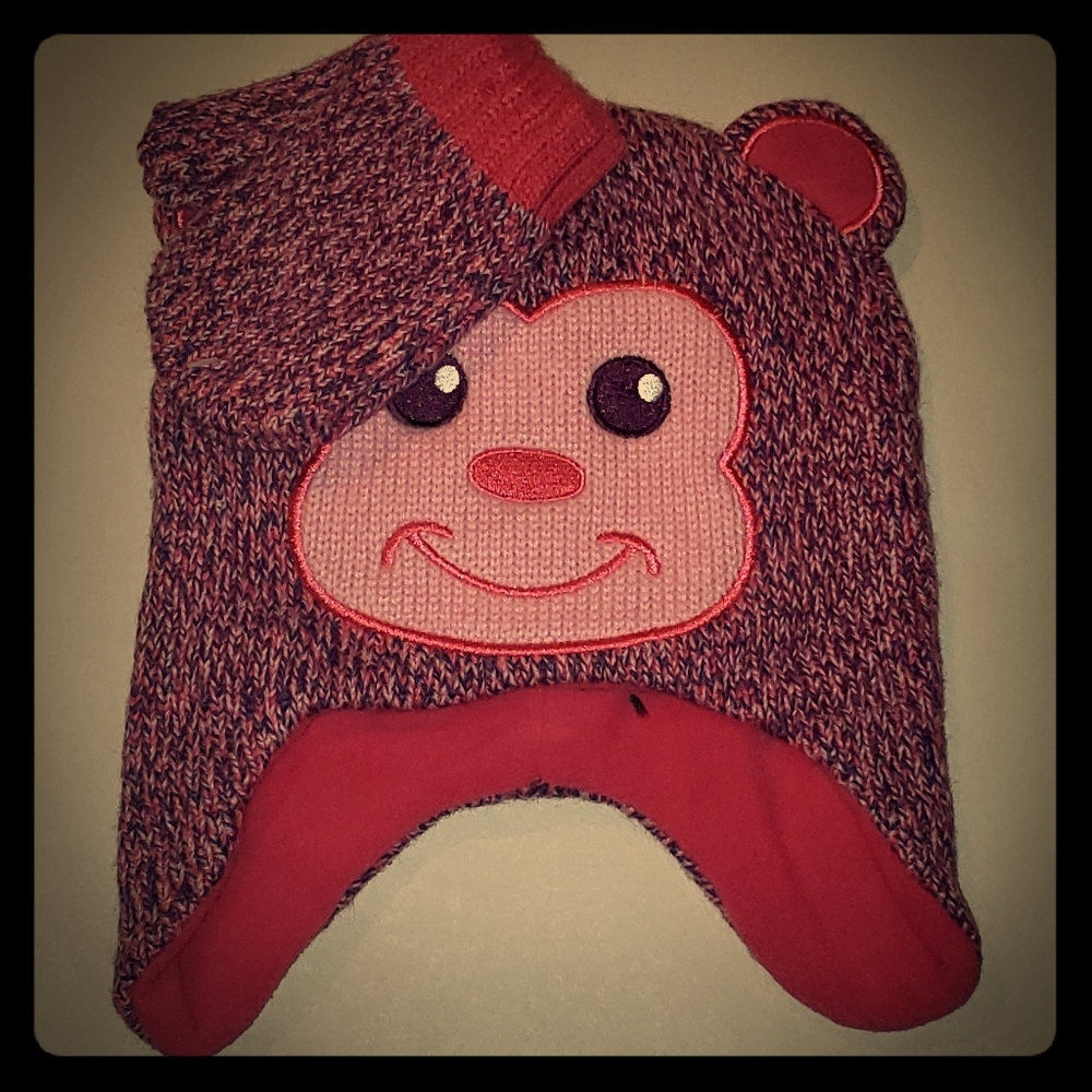 ✔️📸🧢Cute monkey hat and mittens set